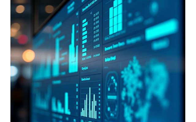 Dashboard de analítica mostrando gráficos y datos de una ciudad en tiempo real para optimización de servicios.